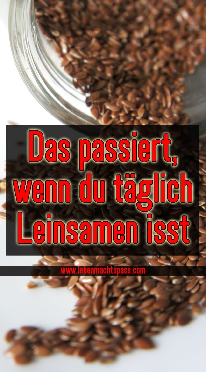 Das Passiert Wenn Du T glich Leinsamen Isst Leben Macht Spass